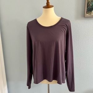 Athleta purple yoga top